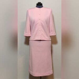 LESLIE FAY PETITES Pastel Pink 2 Piece Set